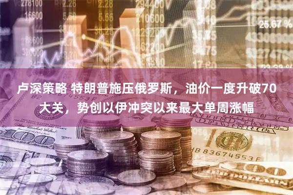 卢深策略 特朗普施压俄罗斯，油价一度升破70大关，势创以伊冲突以来最大单周涨幅