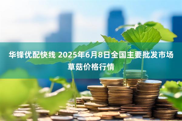 华锋优配快线 2025年6月8日全国主要批发市场草菇价格行情