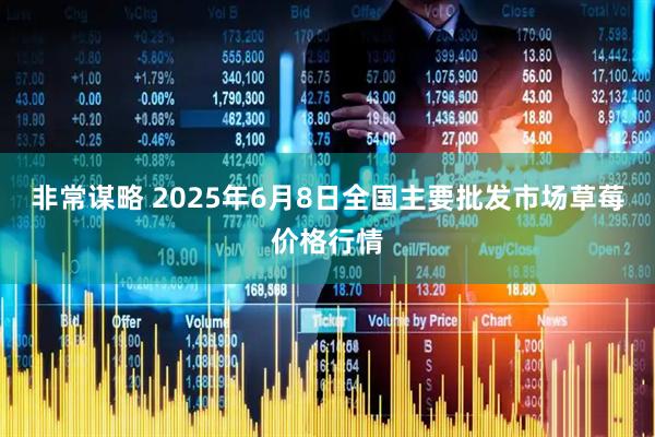 非常谋略 2025年6月8日全国主要批发市场草莓价格行情