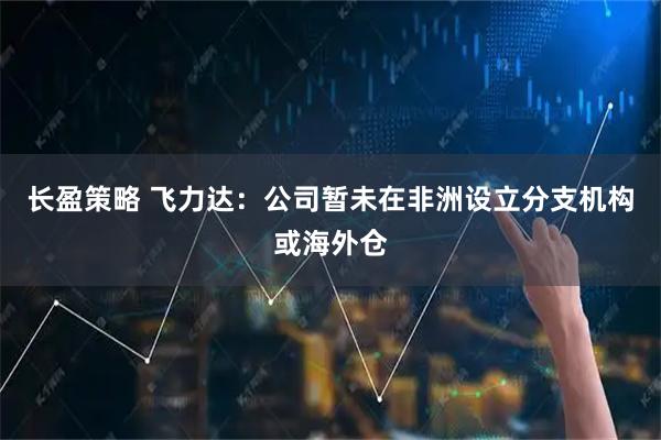 长盈策略 飞力达：公司暂未在非洲设立分支机构或海外仓